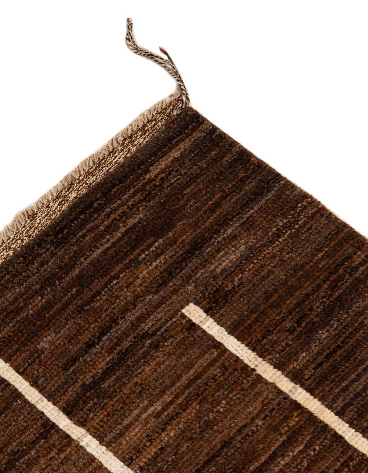 Detail image of 5' x 6' 6  Hand Knotted Moroccan Wool Rug