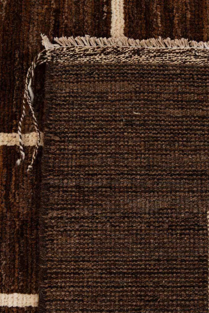 5' x 6' 6 Hand Knotted Moroccan Wool Rug