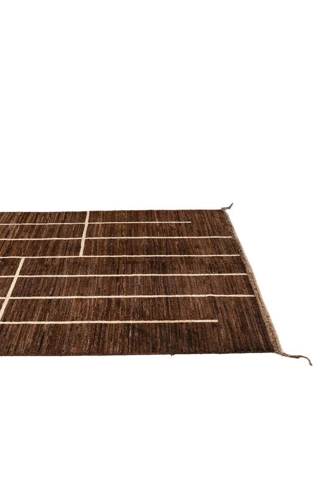 5' x 6' 6 Hand Knotted Moroccan Wool Rug