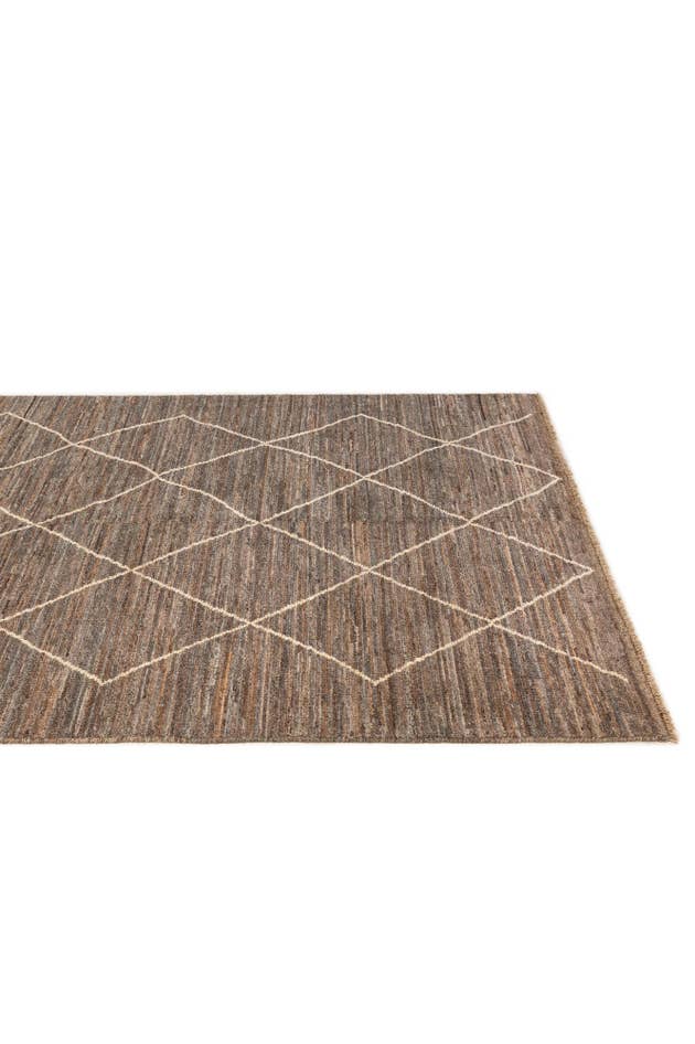 Detail image of 5' x 6' 7 Hand Knotted Moroccan Wool Rug