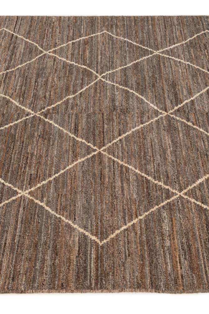 5' x 6' 7 Hand Knotted Moroccan Wool Rug