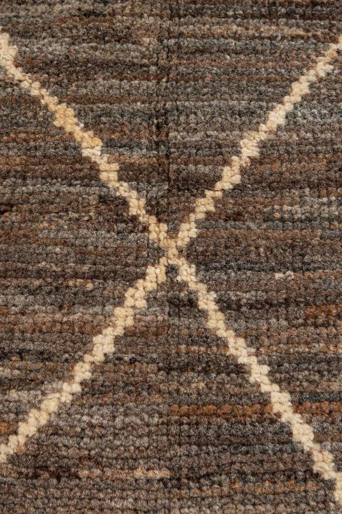 5' x 6' 7 Hand Knotted Moroccan Wool Rug