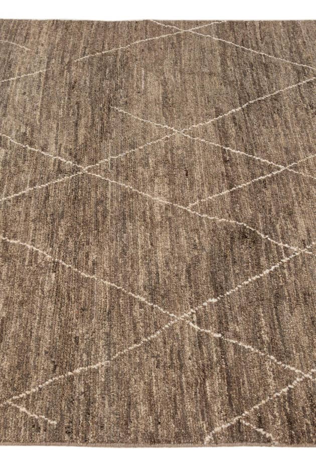 Detail image of 5' x 6' 9 Hand Knotted Moroccan Wool Rug