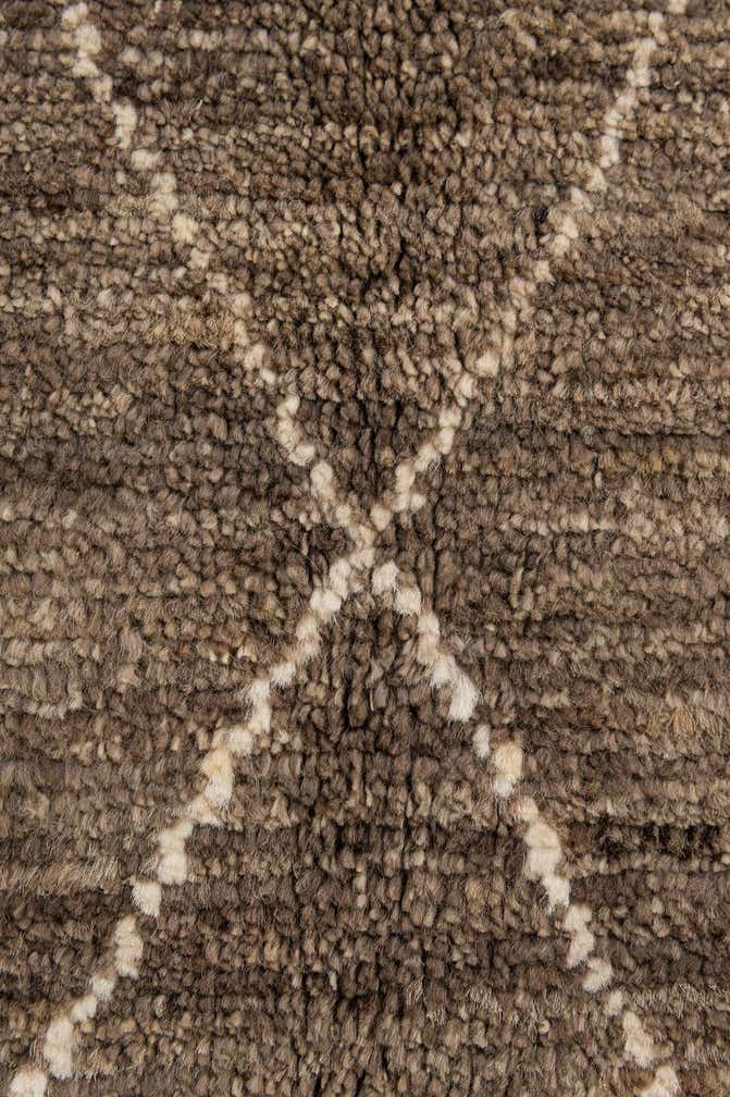 5' x 6' 9 Hand Knotted Moroccan Wool Rug