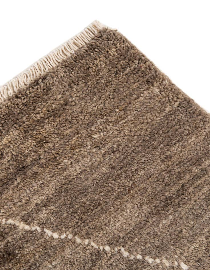 Detail image of 5' x 6' 9  Hand Knotted Moroccan Wool Rug