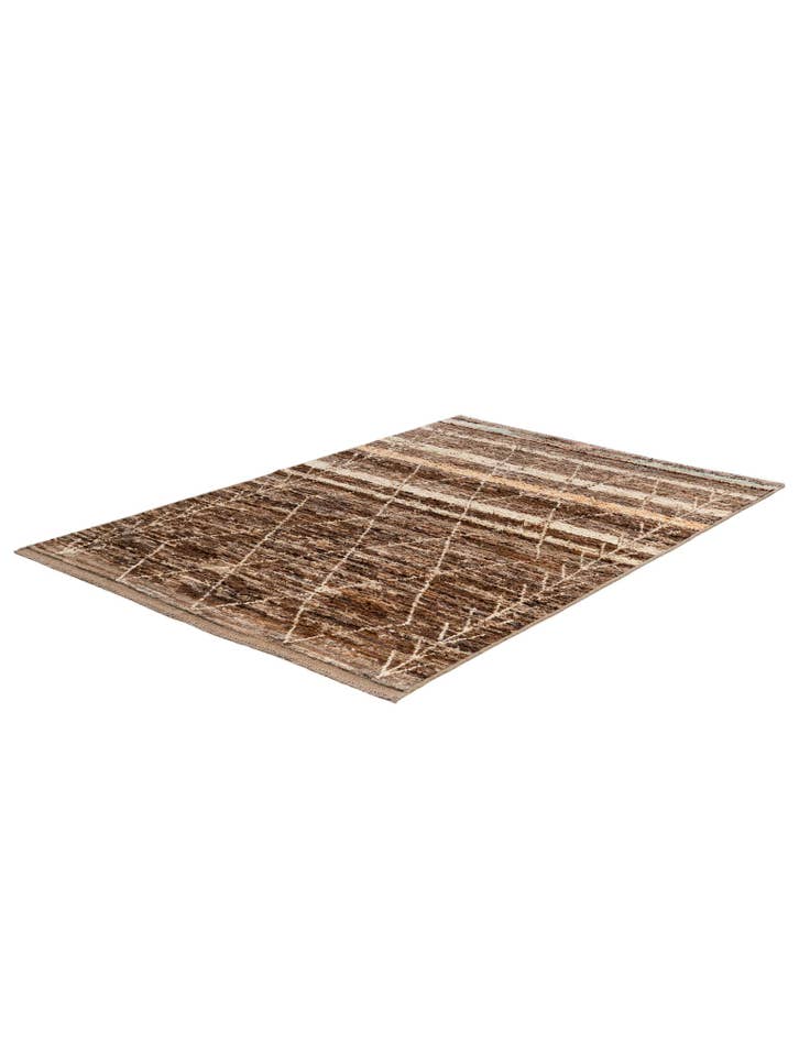 Detail image of 5' 5 x 7' 9 Hand Knotted Moroccan Wool Rug