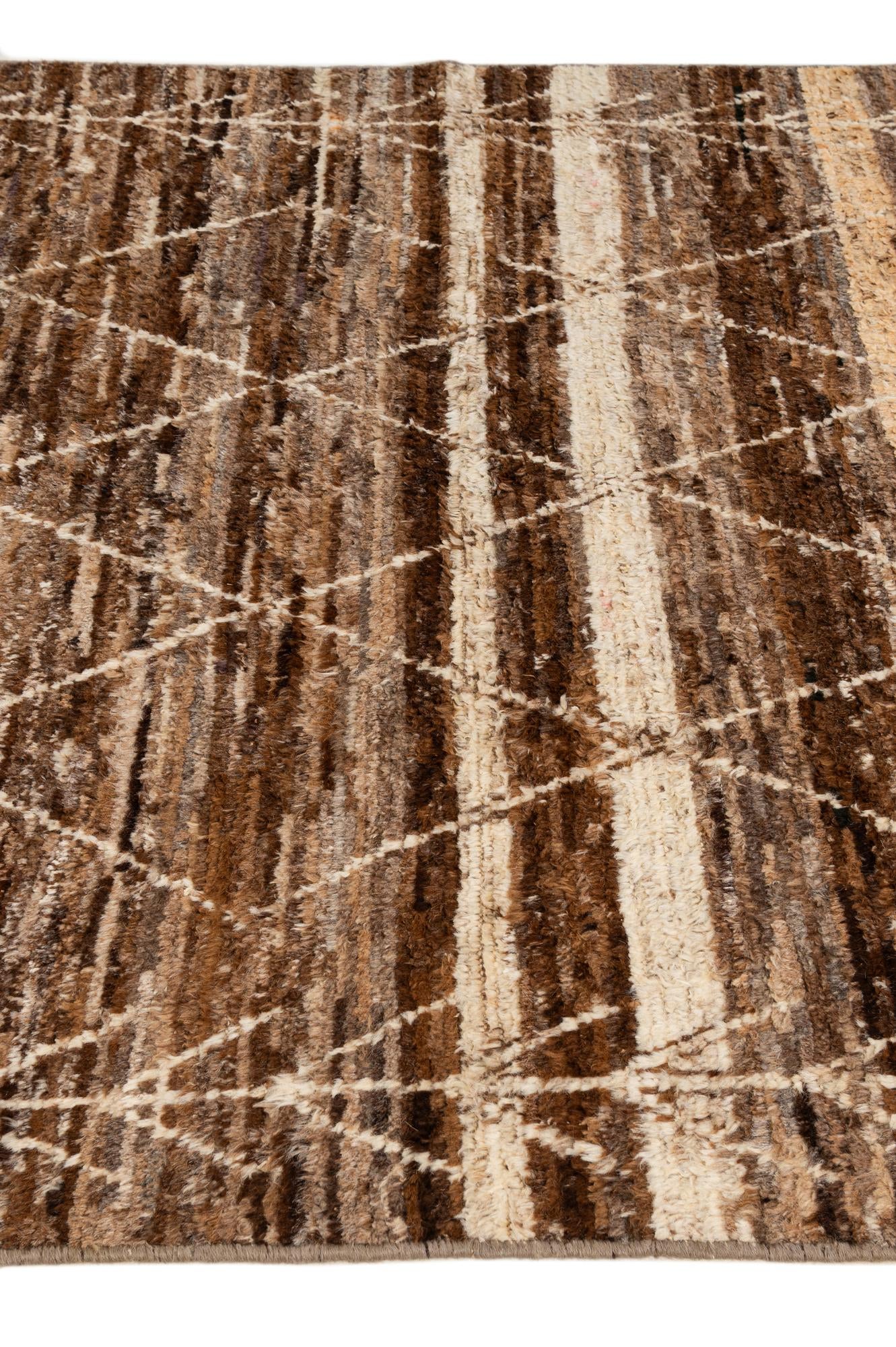 5' 5 x 7' 9 Hand Knotted Moroccan Wool Rug