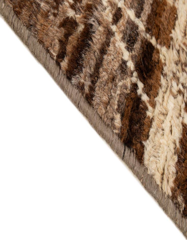 Detail image of 5' 5 x 7' 9  Hand Knotted Moroccan Wool Rug