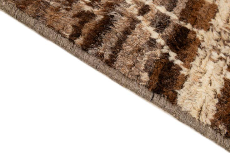 Detail image of 5' 5 x 7' 9 Hand Knotted Moroccan Wool Rug