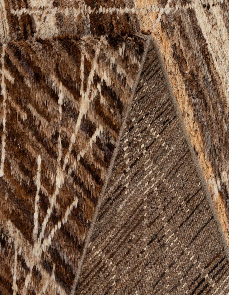 Detail image of 5' 5 x 7' 9  Hand Knotted Moroccan Wool Rug