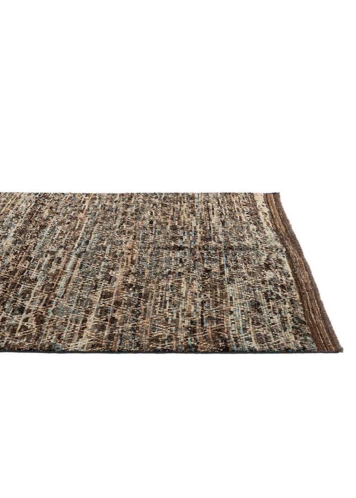 5' 7 x 8' 3 Hand Knotted Moroccan Wool Rug