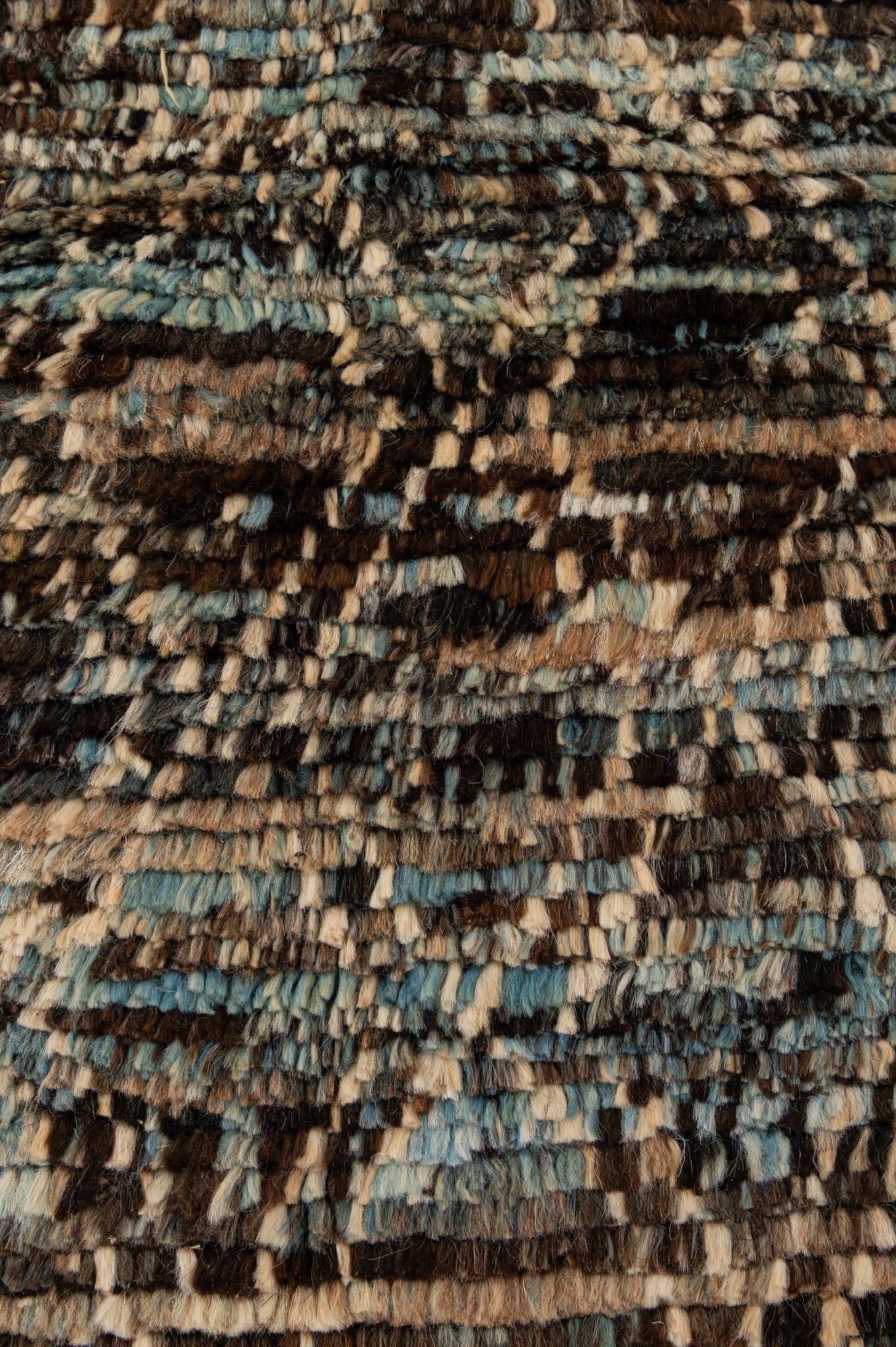5' 7 x 8' 3 Hand Knotted Moroccan Wool Rug