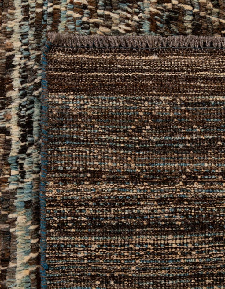 Detail image of 5' 7 x 8' 3  Hand Knotted Moroccan Wool Rug