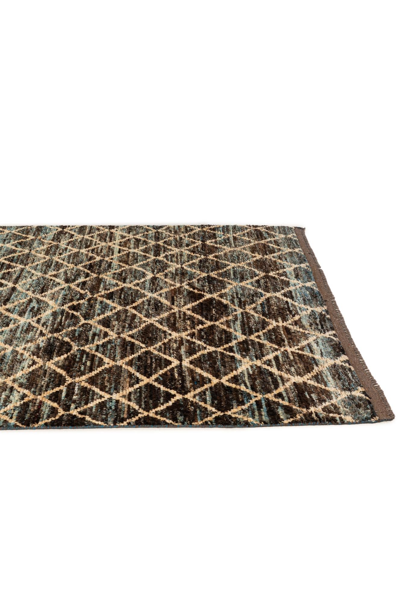 5' 6 x 7' 6 Hand Knotted Moroccan Wool Rug