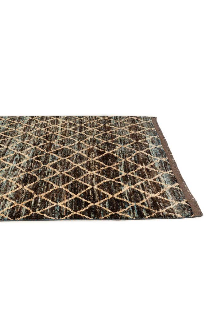 5' 6 x 7' 6 Hand Knotted Moroccan Wool Rug