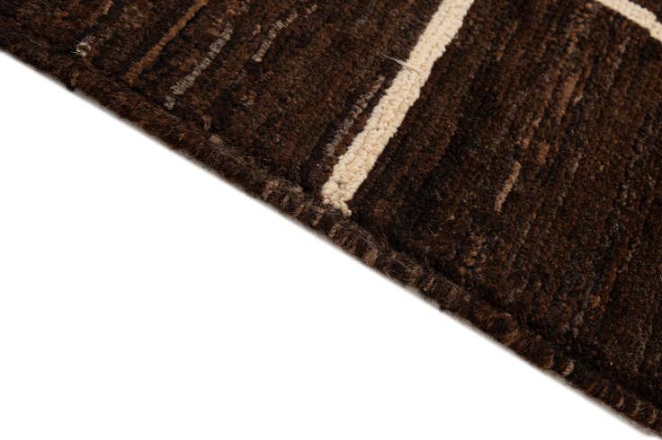 Detail image of 5' 8 x 7' 10 Hand Knotted Moroccan Wool Rug