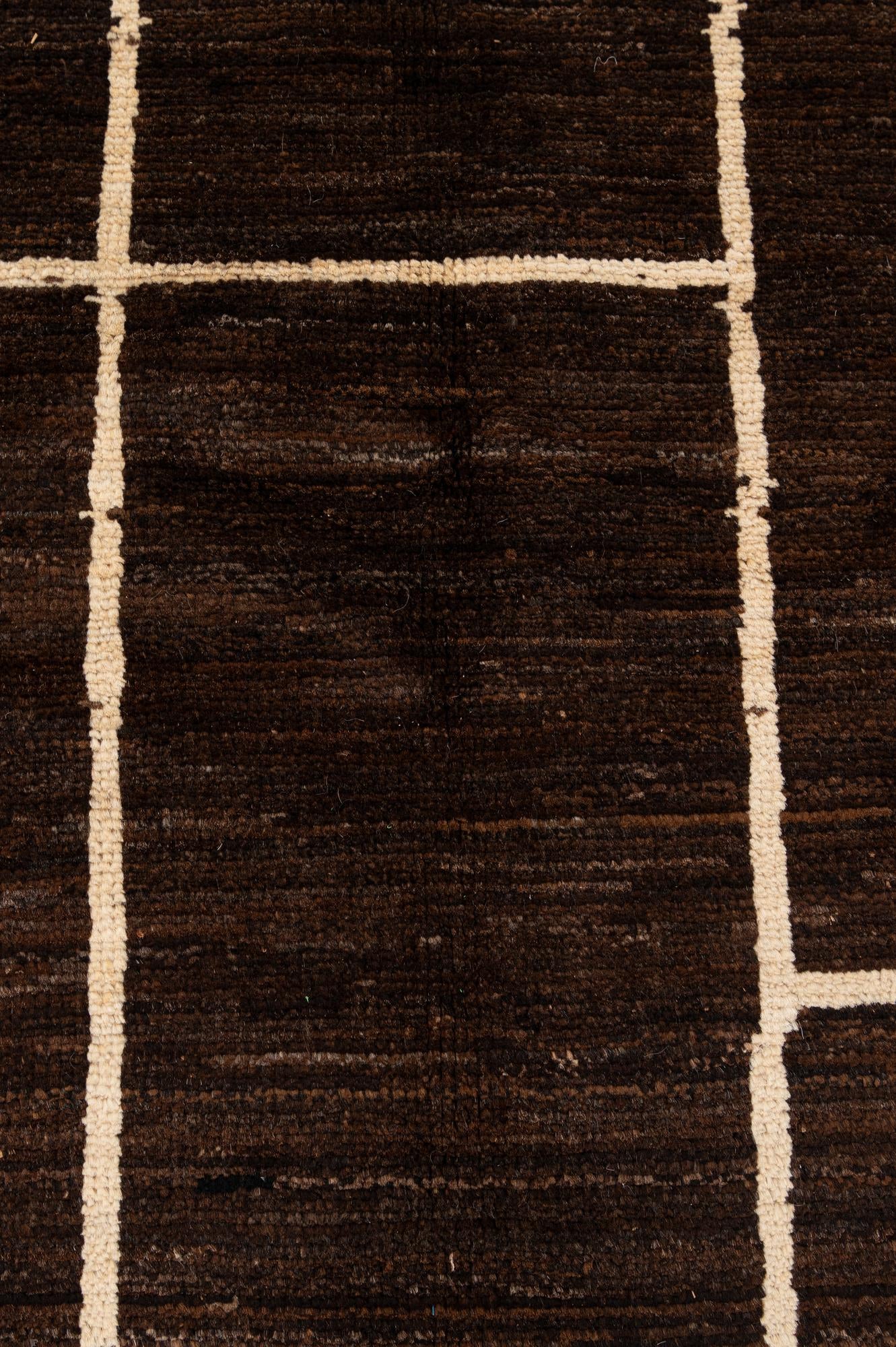 5' 8 x 7' 10 Hand Knotted Moroccan Wool Rug