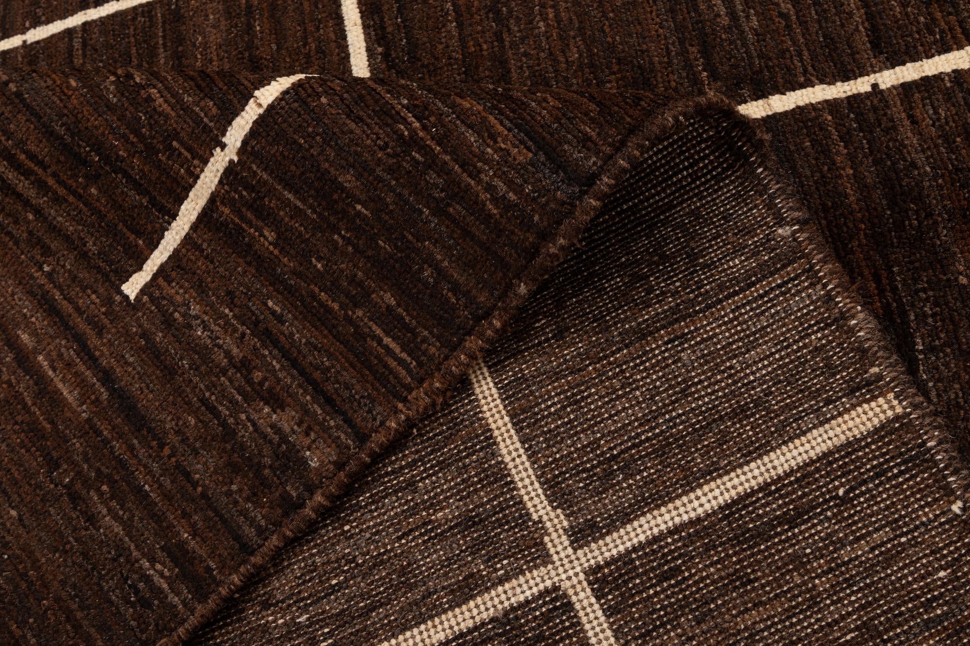 5' 8 x 7' 10 Hand Knotted Moroccan Wool Rug