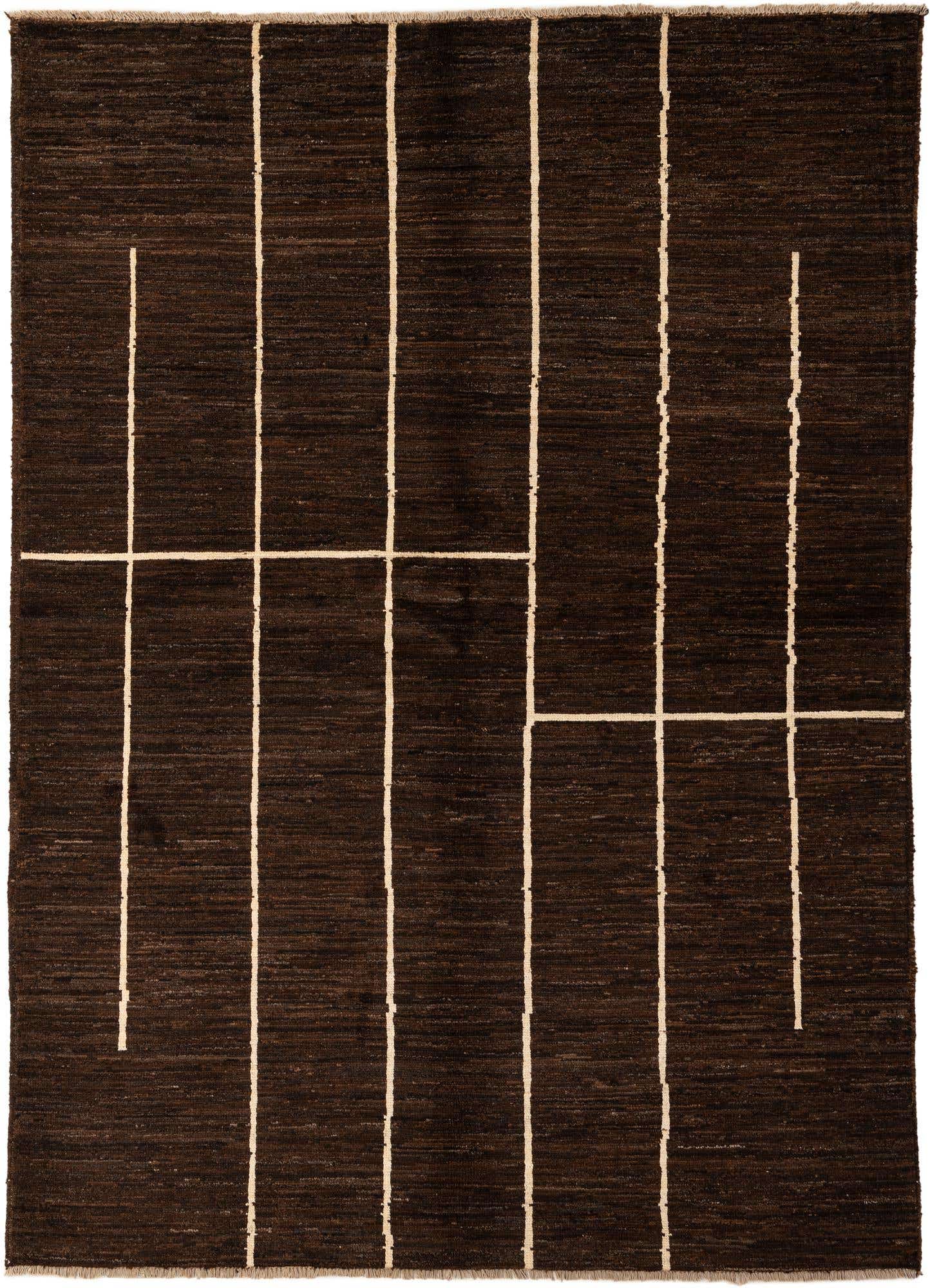 5' 8 x 7' 10 Hand Knotted Moroccan Wool Rug