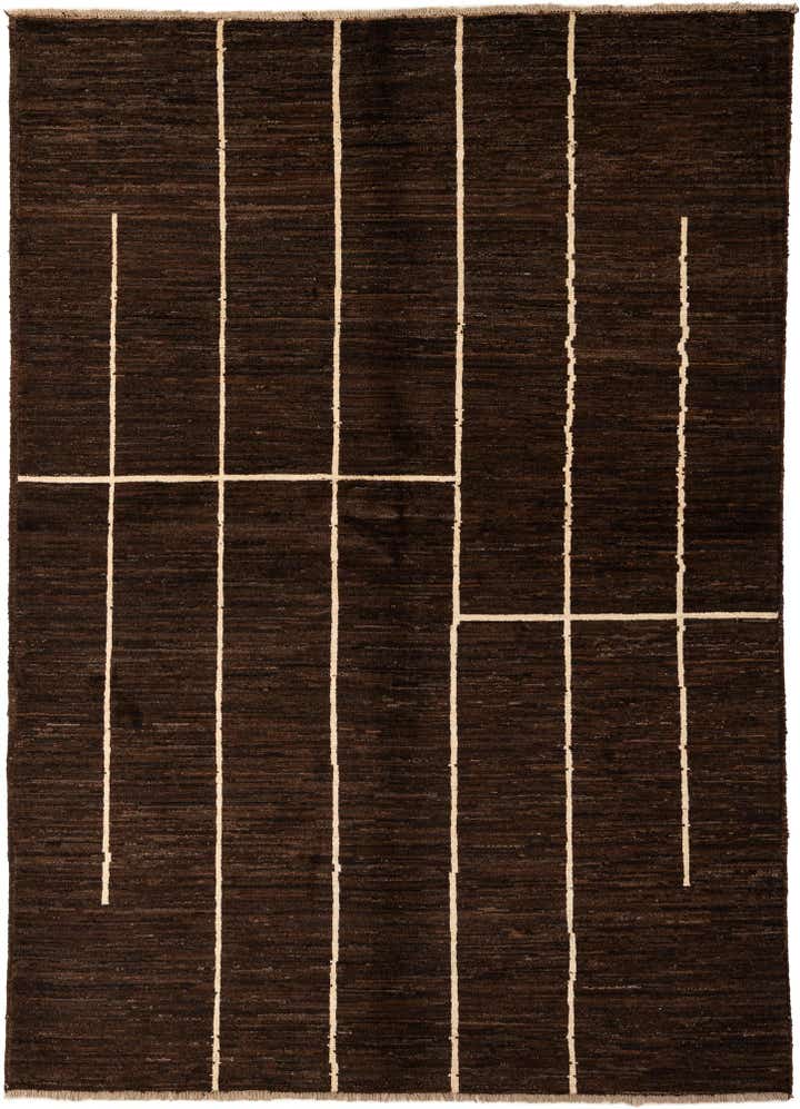 5' 8 x 7' 10 Hand Knotted Moroccan Wool Rug