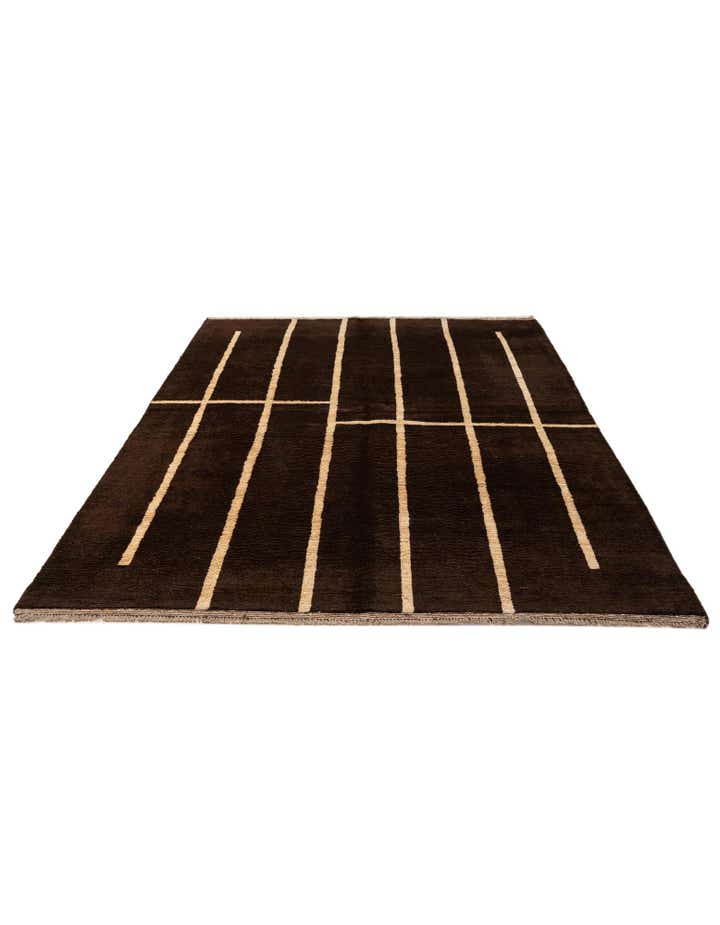 5' 7 x 7' 11 Hand Knotted Moroccan Wool Rug
