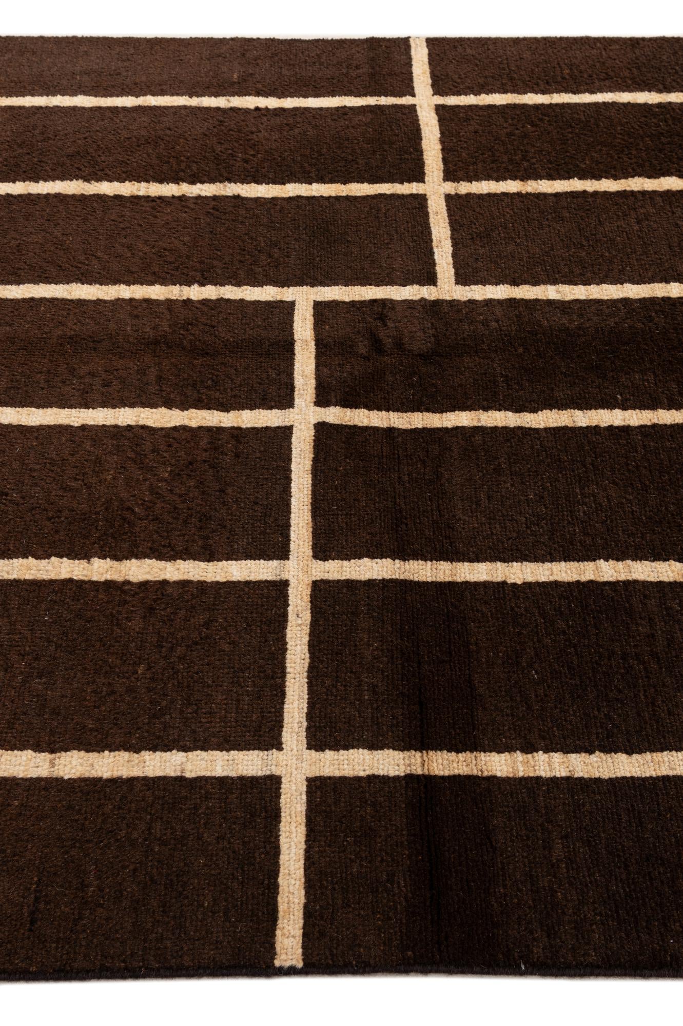 5' 7 x 7' 11 Hand Knotted Moroccan Wool Rug