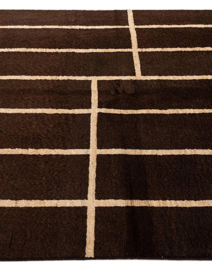 Detail image of 5' 7 x 7' 11  Hand Knotted Moroccan Wool Rug