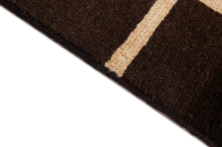 Detail image of 5' 7 x 7' 11 Hand Knotted Moroccan Wool Rug