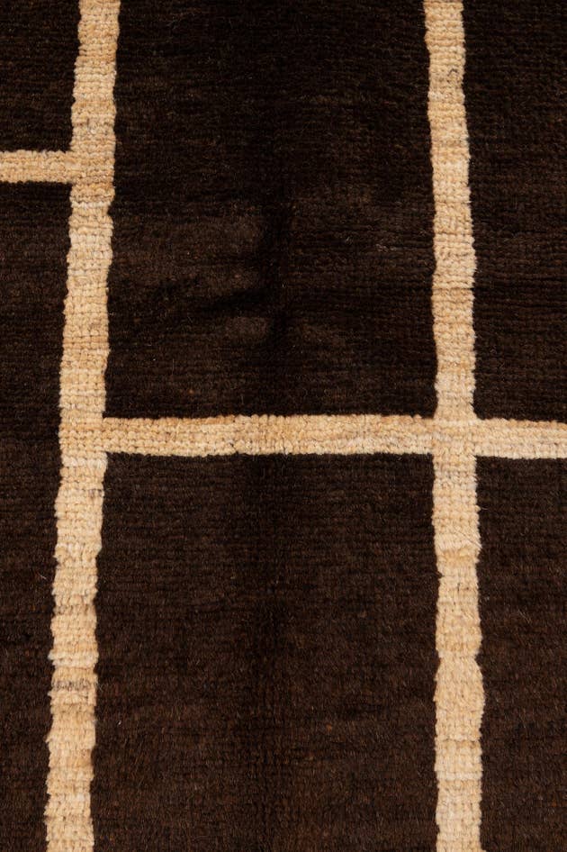 Detail image of 5' 7 x 7' 11 Hand Knotted Moroccan Wool Rug