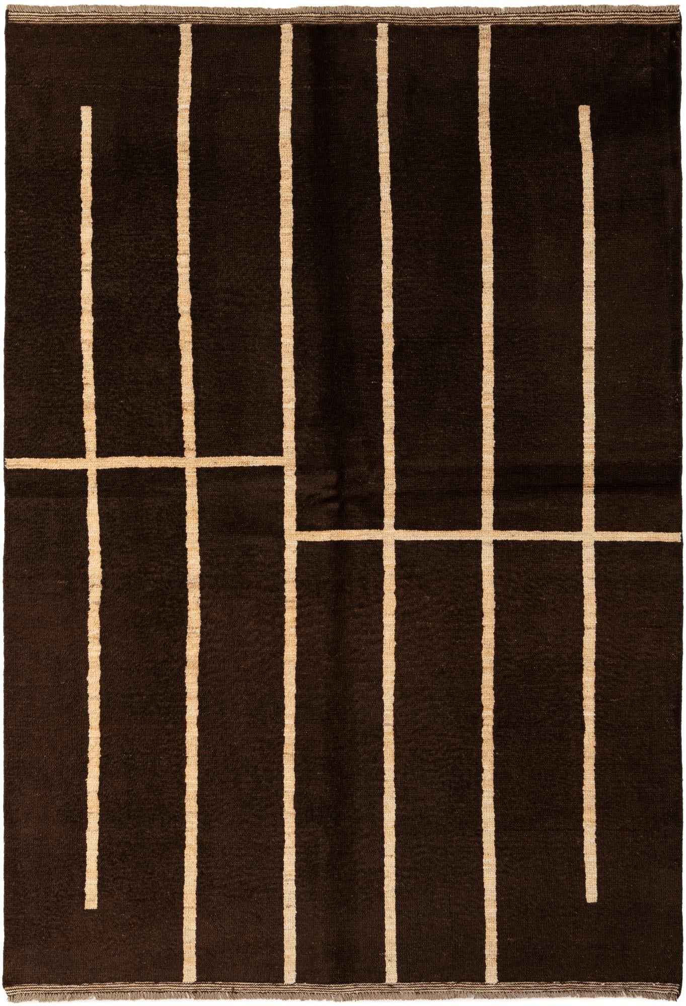 5' 7 x 7' 11 Hand Knotted Moroccan Wool Rug