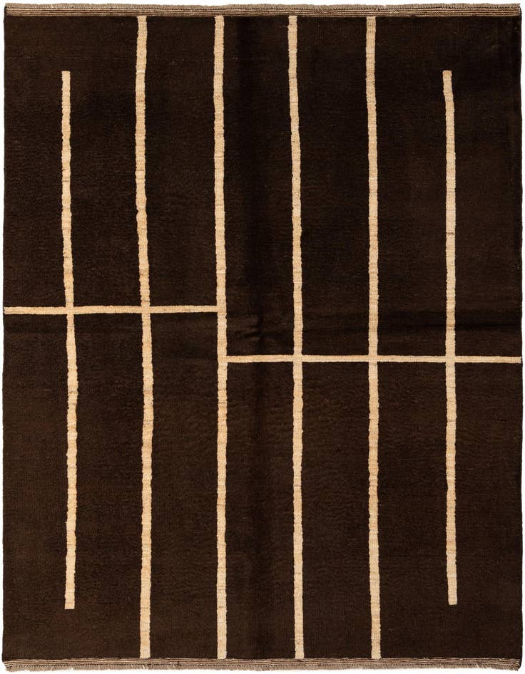 Detail image of 5' 7 x 7' 11 Hand Knotted Moroccan Wool Rug