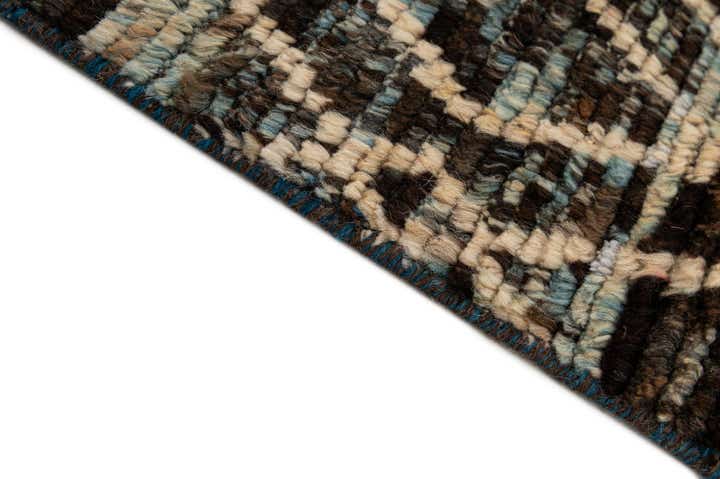 5' 9 x 8' 1 Hand Knotted Moroccan Wool Rug