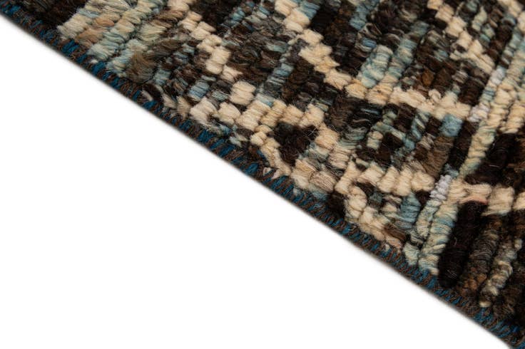 Detail image of 5' 9 x 8' 1 Hand Knotted Moroccan Wool Rug