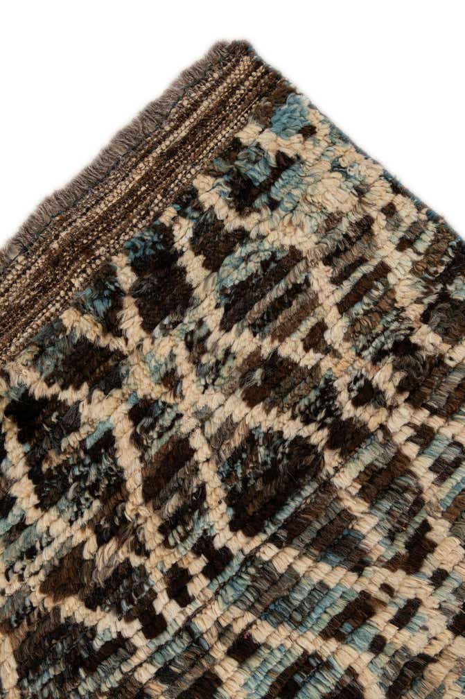 5' 9 x 8' 1 Hand Knotted Moroccan Wool Rug