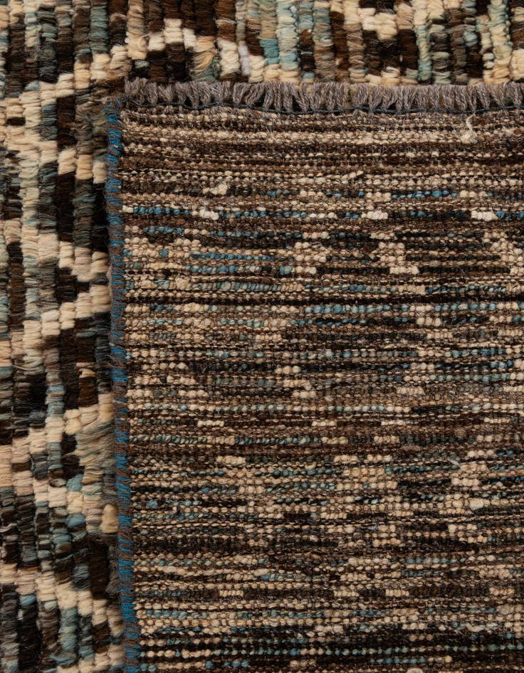 Detail image of 5' 9 x 8' 1  Hand Knotted Moroccan Wool Rug