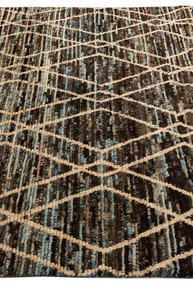 6' 2 x 7' 11 Hand Knotted Moroccan Wool Rug