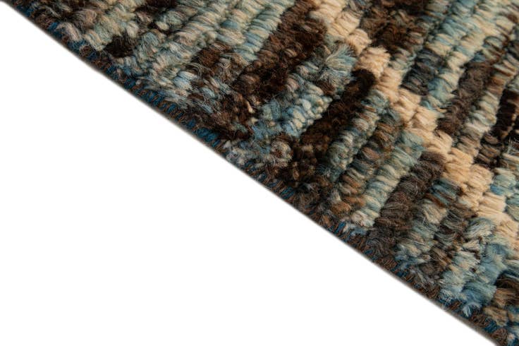 Detail image of 6' 2 x 7' 11 Hand Knotted Moroccan Wool Rug