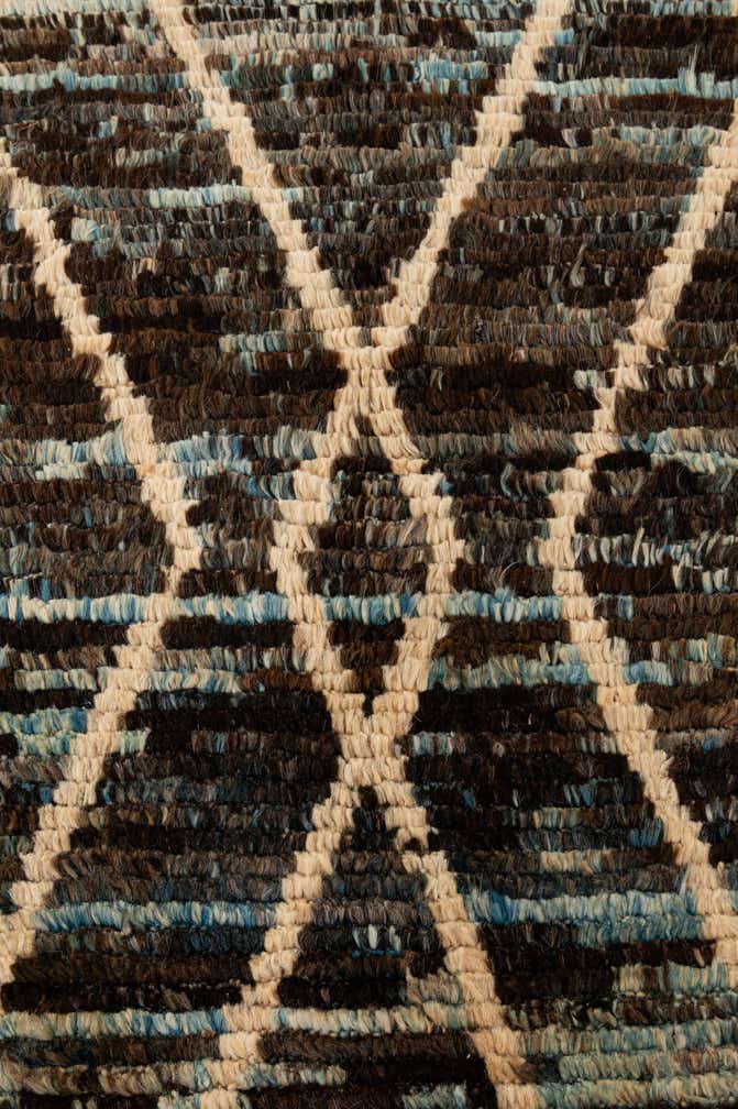 6' 2 x 7' 11 Hand Knotted Moroccan Wool Rug