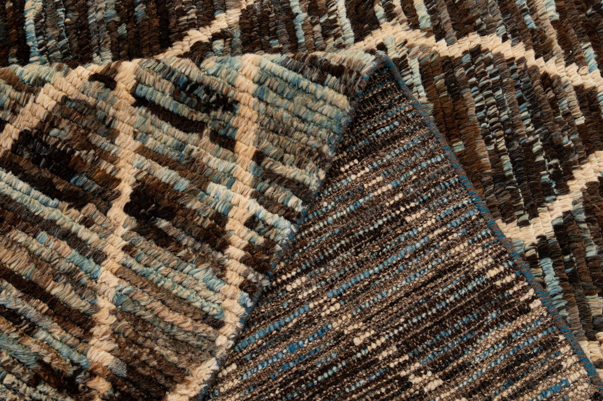 6' 2 x 7' 11 Hand Knotted Moroccan Wool Rug