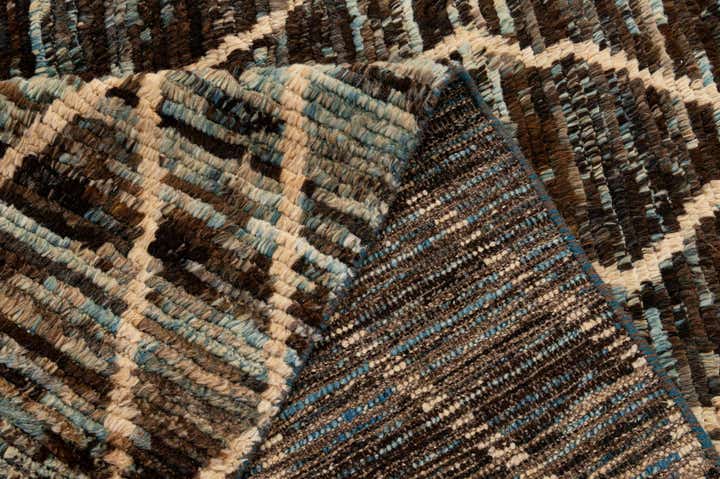 6' 2 x 7' 11 Hand Knotted Moroccan Wool Rug