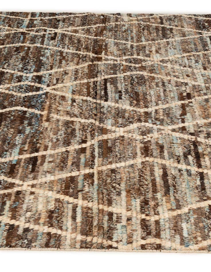 Detail image of 5' 11 x 7' 9  Hand Knotted Moroccan Wool Rug