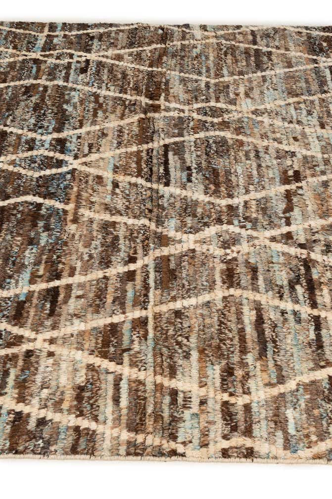 5' 11 x 7' 9 Hand Knotted Moroccan Wool Rug