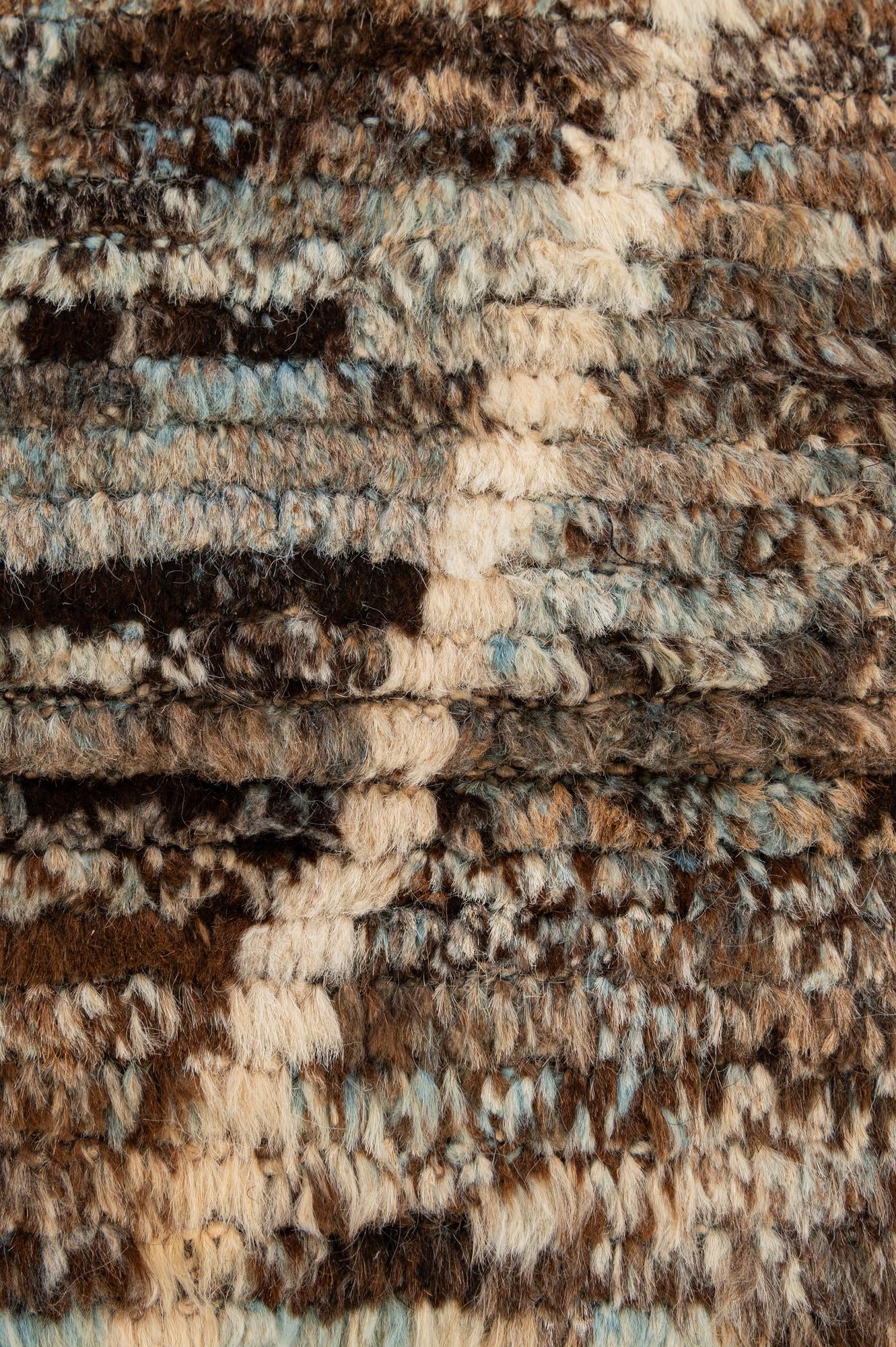 5' 11 x 7' 9 Hand Knotted Moroccan Wool Rug
