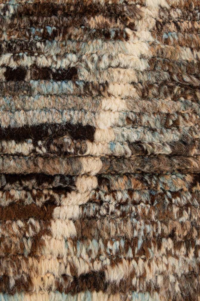 5' 11 x 7' 9 Hand Knotted Moroccan Wool Rug