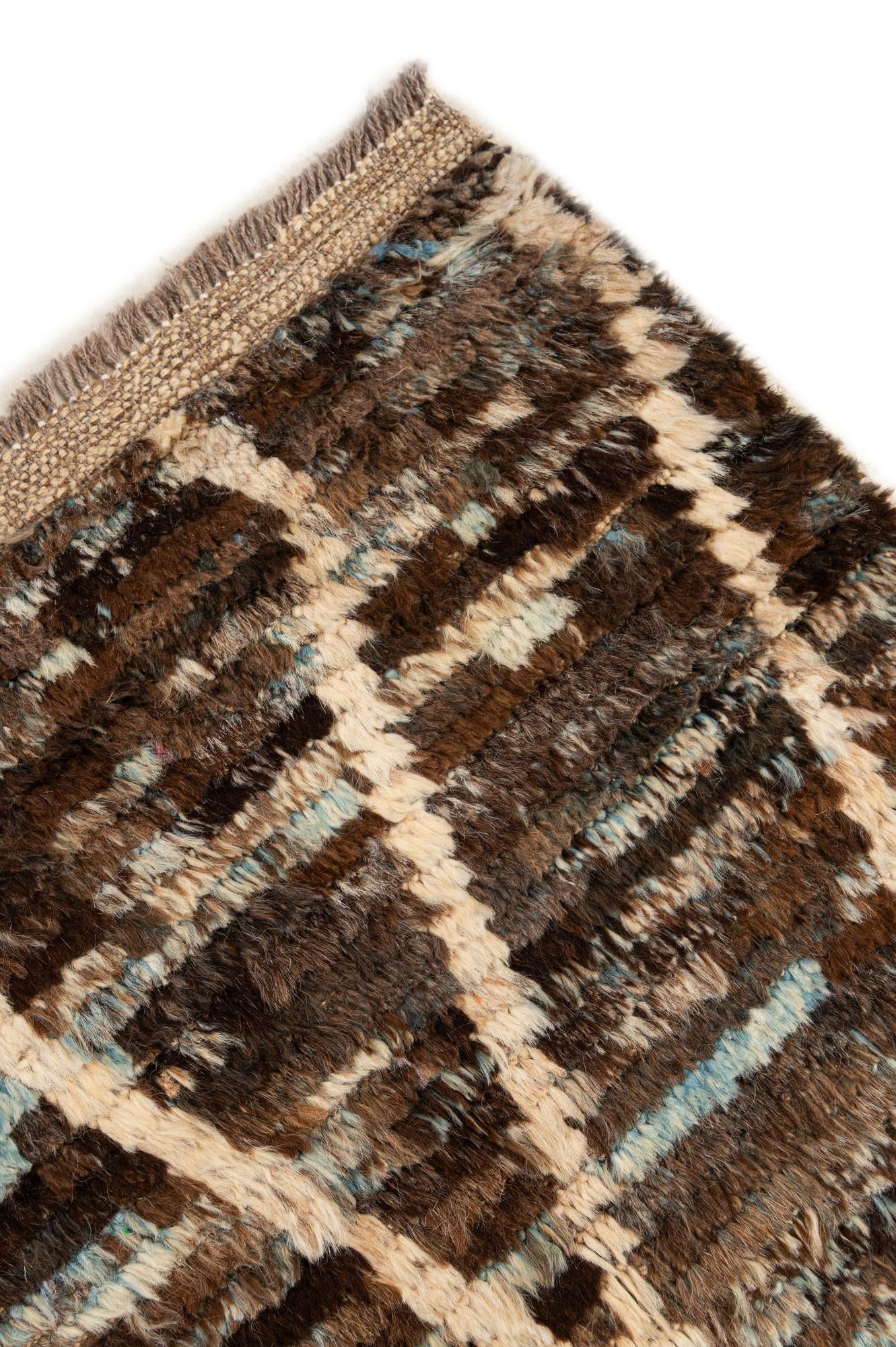 5' 11 x 7' 9 Hand Knotted Moroccan Wool Rug