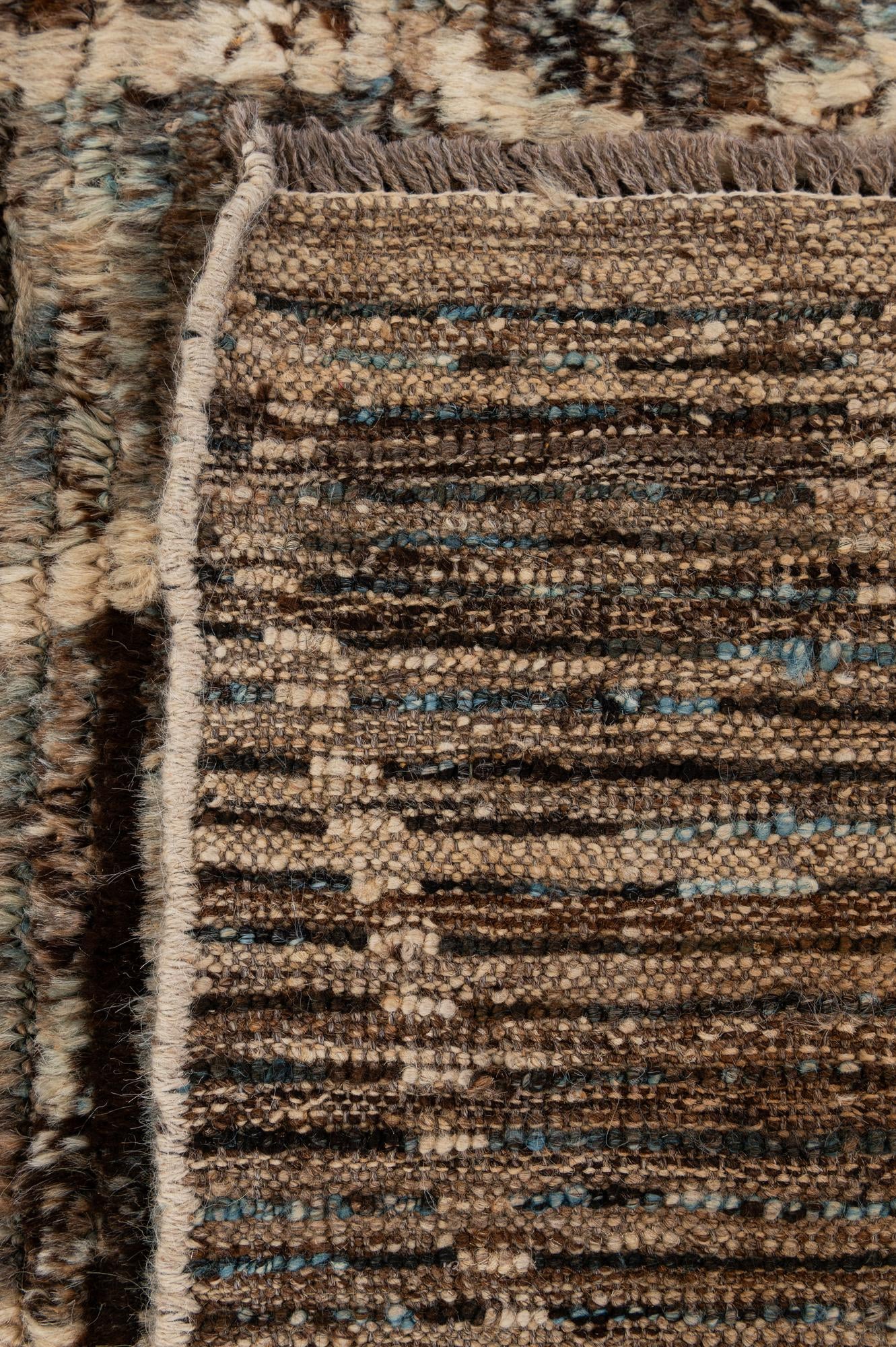 5' 11 x 7' 9 Hand Knotted Moroccan Wool Rug