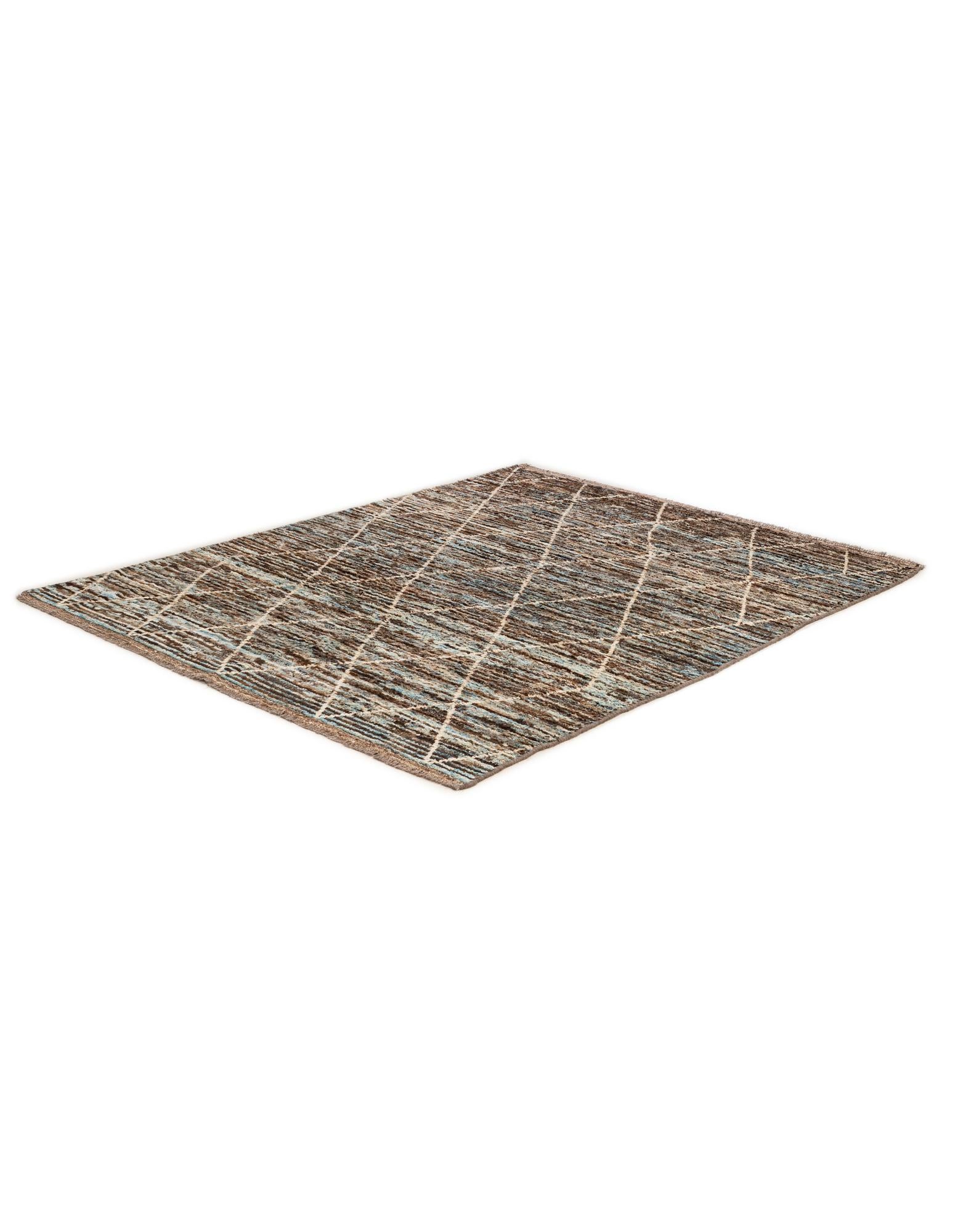 5' 11 x 7' 10 Hand Knotted Moroccan Wool Rug