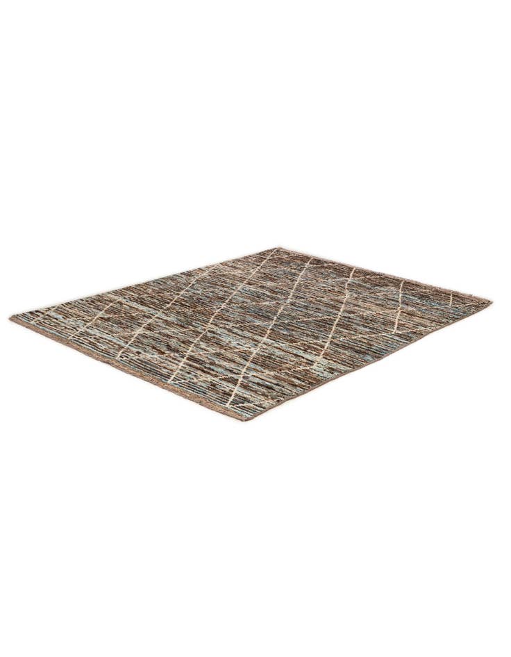 Detail image of 5' 11 x 7' 10 Hand Knotted Moroccan Wool Rug