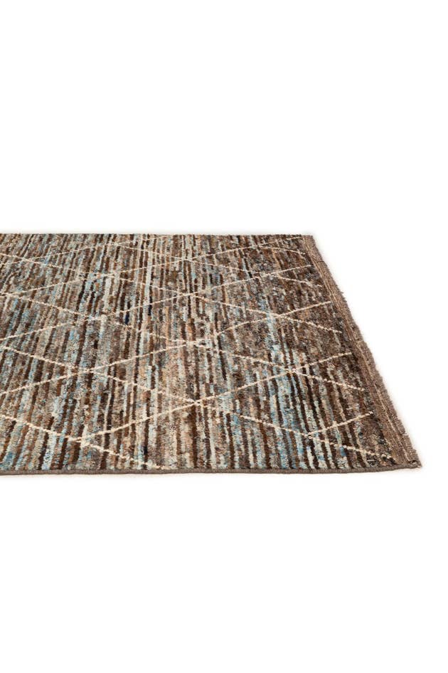 Detail image of 5' 11 x 7' 10 Hand Knotted Moroccan Wool Rug