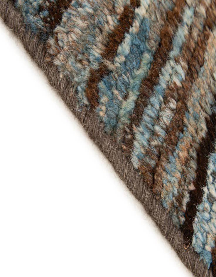 Detail image of 5' 11 x 7' 10  Hand Knotted Moroccan Wool Rug